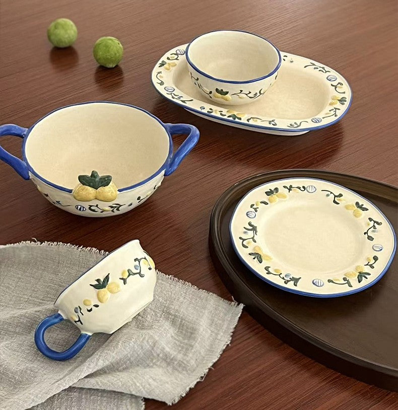 Ocean Lemon Handmade Ceramic Mug