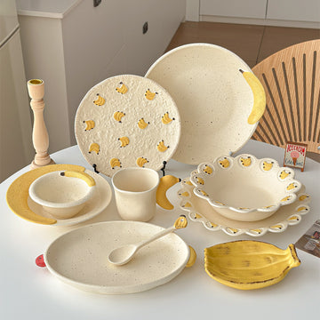 Banana Handmade Ceramic Tableware