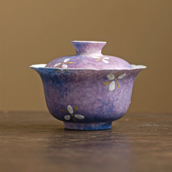 Mineral Glaze Hand-Painted Underglaze Tea Set