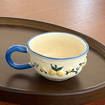 Ocean Lemon Handmade Ceramic Mug