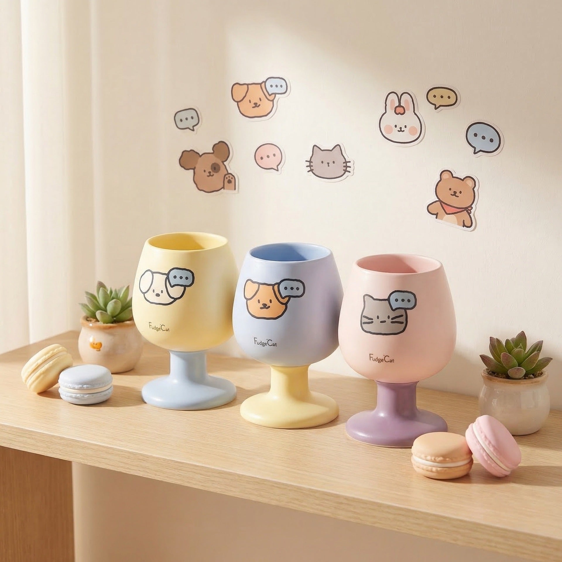 Cartoon Ceramic Goblet - StillMug