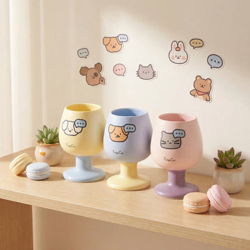 Cartoon Ceramic Goblet - StillMug
